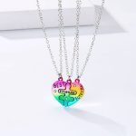 Best Friends Forever Split Heart Necklace