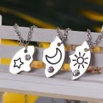 Best Friends Necklace Set 3 piece