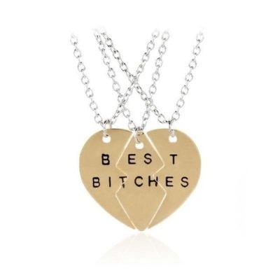 BFF Broken Heart Necklace