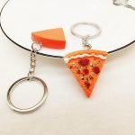 BFF Pizza Keychain