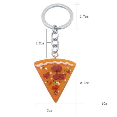 BFF Pizza Keychain