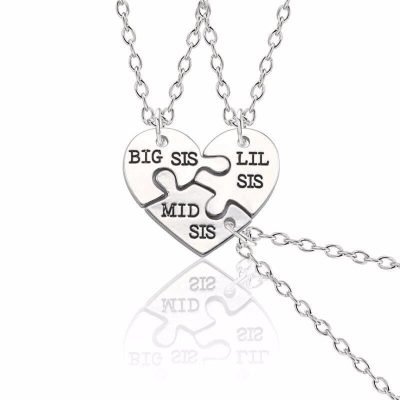 Big Sis Middle Sis Little Sis Necklace