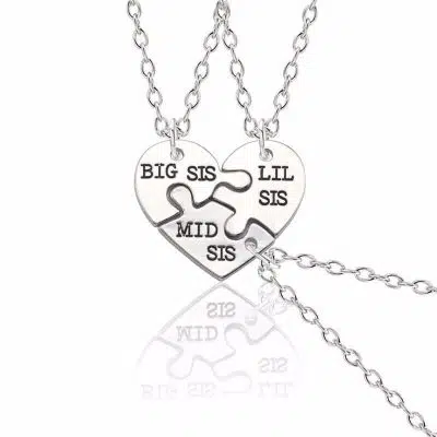 Big Sis Middle Sis Little Sis Necklace