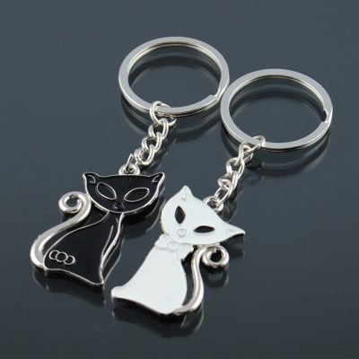 Cat Best Friend Keychain