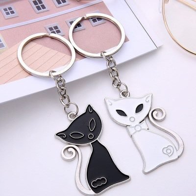 Cat Friendship Keychain