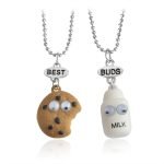 Cookie and Milk Friendship Necklaces