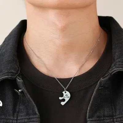 Couple Heart Necklace