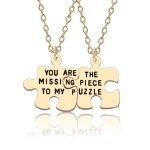 Couple Necklace Puzzle Piece