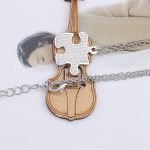 Couple Necklace Puzzle Piece