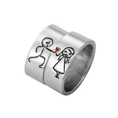 Couple Promise Rings Set