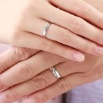 Couple Silver Rings Set