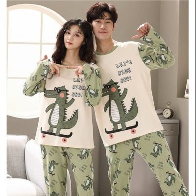 Crocodile Pyjama Couple