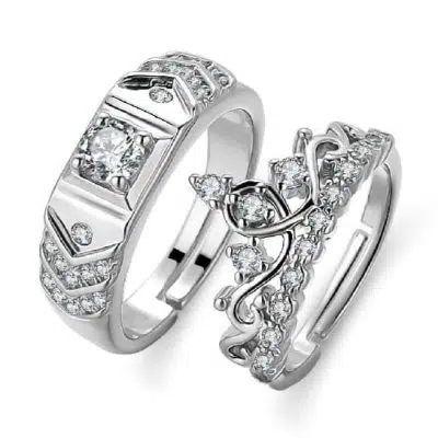 Crown Couple Rings