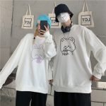 Cute Oversized Couple Sweatshirts