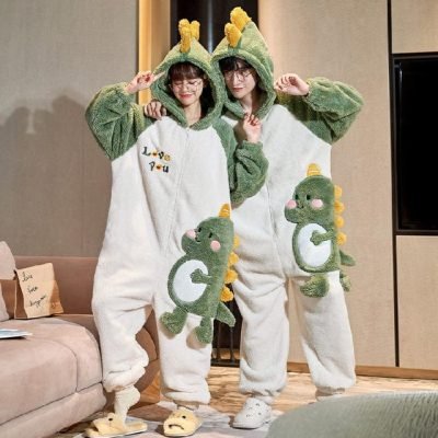 Dino Onesies for Couples