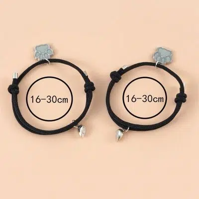 Dog Paw Bracelet for Couple