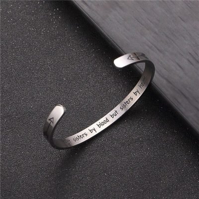 Engraved Sister Bracelets