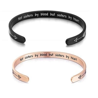 Engraved Sister Bracelets