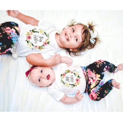 Floral Matching Sister Tees