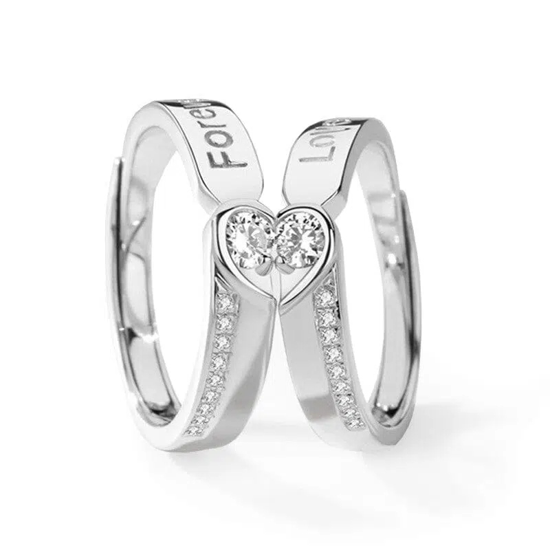 Forever Couple Heart Ring