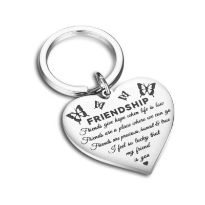 Friendship Heart Keyring