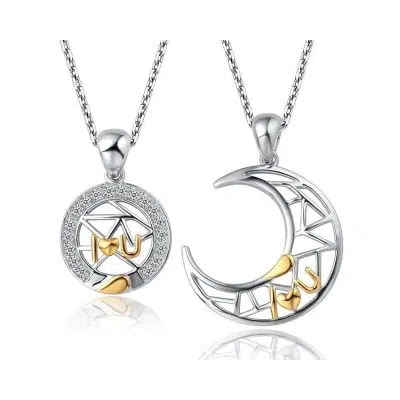 Friendship Necklaces Sun and Moon