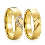 Gold Promise Rings for Couples