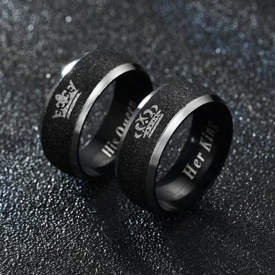 Gothic King & Queen Rings