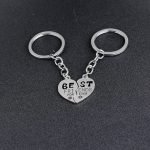 Half Heart Best Friend Keychains