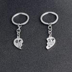 Half Heart Best Friend Keychains