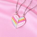 Half Heart Necklace for Best Friends