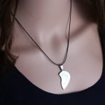 Half Heart Necklace for Couples