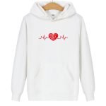 Hearbeat Hoodies for Couples