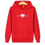 Hearbeat Hoodies for Couples