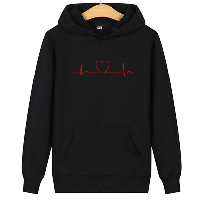 Hearbeat Hoodies for Couples