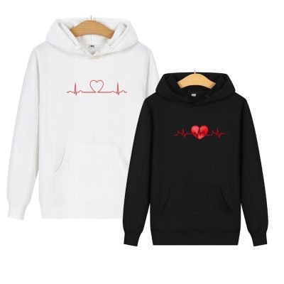 Hearbeat Hoodies for Couples