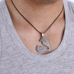 Heart and Key Couples Necklace