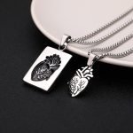 Heart Couple Necklace Set