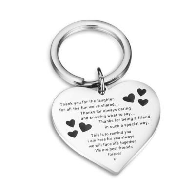 Heart Keyring for Best Friend