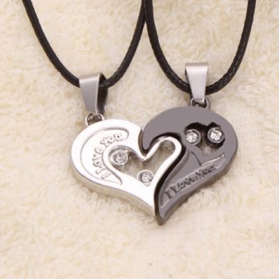 Heart Magnetic Necklace for Couple