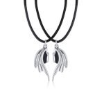 Heart Wing Couple Necklace