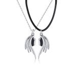 Heart Wing Couple Necklace