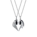 Heart Wing Couple Necklace