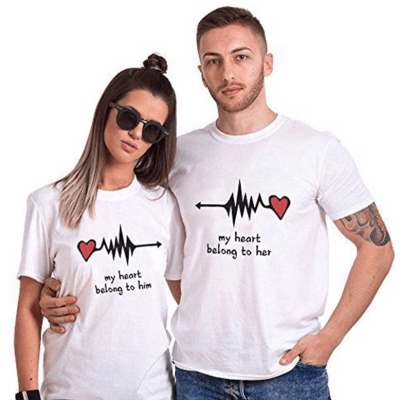 Heartbeat Matching T-shirts