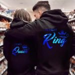 Her King & His Queen Couple Hoodies