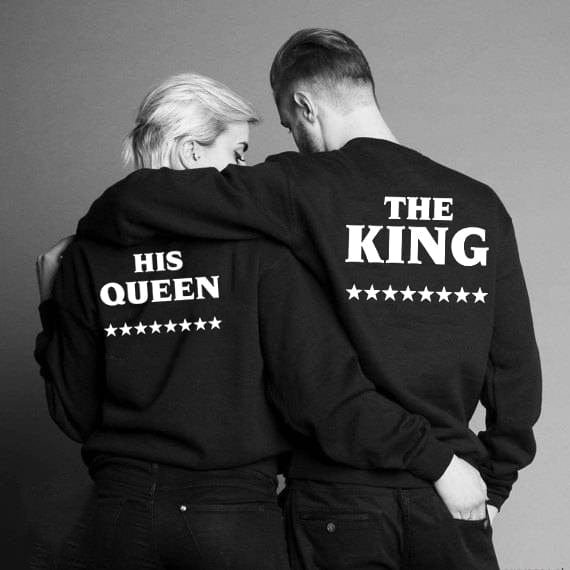 his queen the king sweatshirts