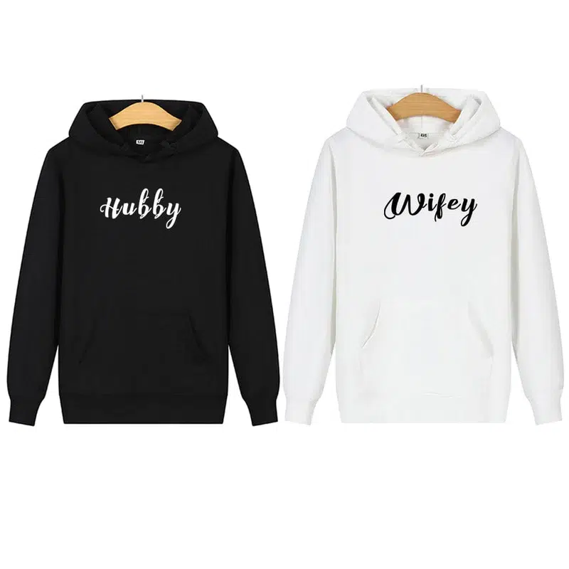 hubby wifey couple sweatshirts