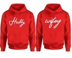 Hubby & Wifey Couples Hoodies