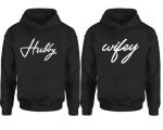 Hubby & Wifey Couples Hoodies