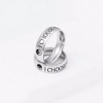 I Choose You Ring Set for Couple